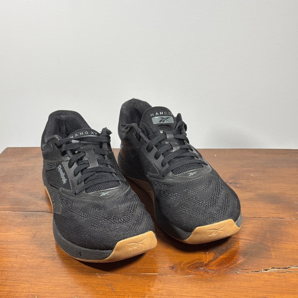 Reebok NANO XV Men's Black and Brown Athletic Shoes Sneakers Size 10